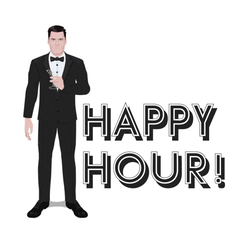 Happy Hour Drinking GIF by Animanias