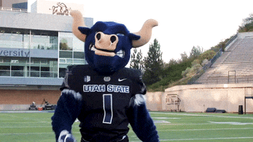 Brag Peace Out GIF by Utah State University
