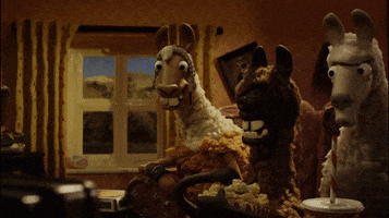 shaun the sheep popcorn GIF by Aardman Animations