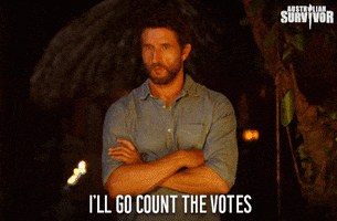 i'll go count the votes GIF by Australian Survivor