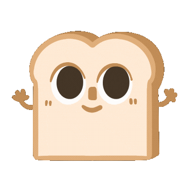 Happy Bread Sticker