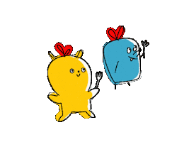 Happy Jump Sticker