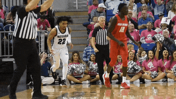 Happy College Basketball GIF by Nevada Wolf Pack