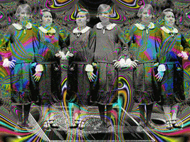 disappear magnetic field GIF by RetroCollage