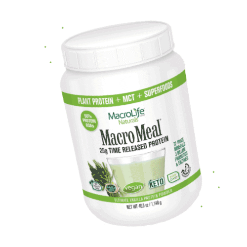 Vegan Vanilla Sticker by MacroLife Naturals