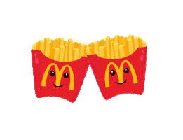 French Fries Mcdonalds Sticker by McDonald's Romania