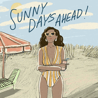 1St Day Of Summer Swimming GIF by BrittDoesDesign