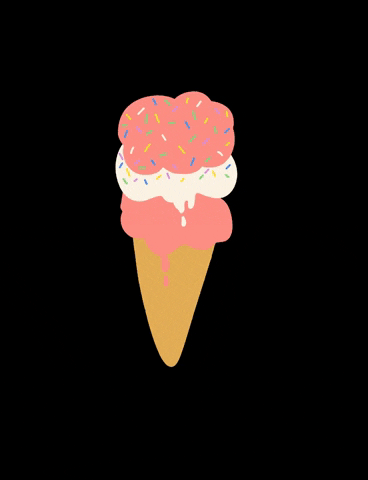 LittleChalkShop yummy eat ice cream dessert GIF