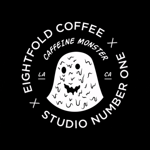 StudioNumberOne coffee monster ghoul sno GIF