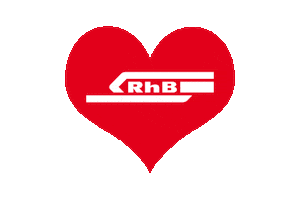 Rhb Graubünden Sticker by Rhätische Bahn