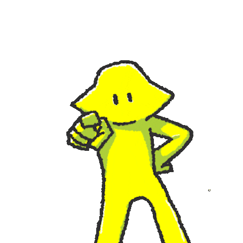 Warning Hey You Sticker