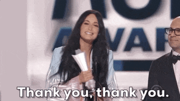 kacey musgraves thank you GIF by Academy of Country Music Awards
