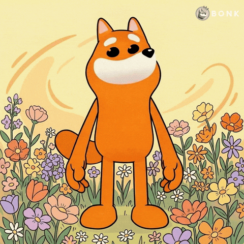 Blooming Flowers Waving GIF by BONK