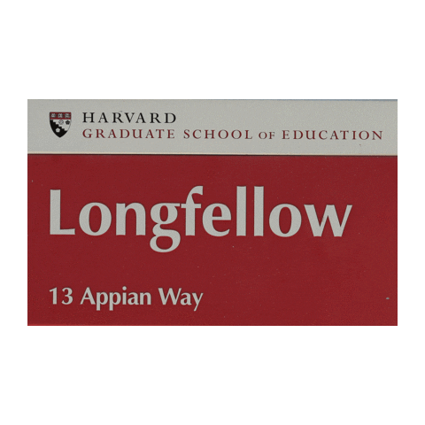 harvard university sign Sticker by Harvard Graduate School of Education