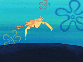 Crossover Swimming Crab GIF by MOODMAN