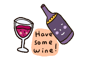 Wine Wineday Sticker by cypru55