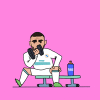 Working Out Real Madrid GIF by Dan Leydon