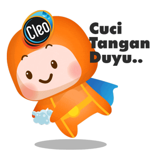 Cleo Pure Water Sticker