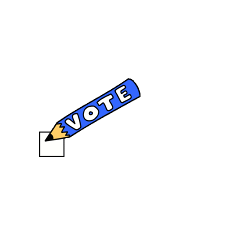 Vote Voting Sticker by BuzzFeed Animation