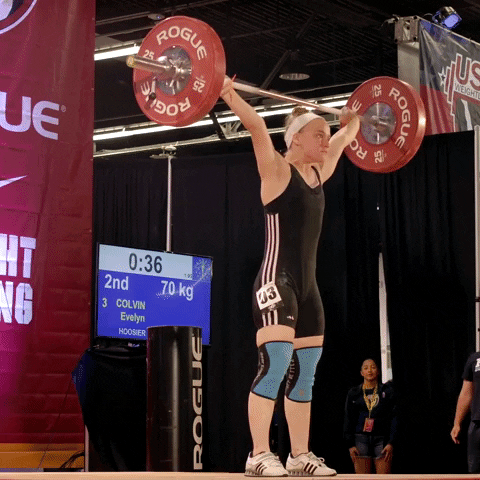 Jump Fail GIF by USA Weightlifting