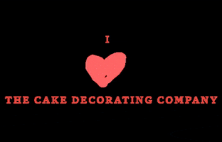 thecakedecoratingcompany love heart eating cooking GIF