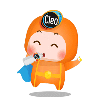 Cleo Pure Water Sticker