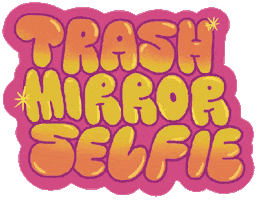 Selfie Trash Sticker