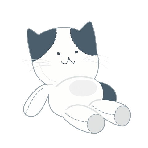 Cat Heart Sticker by Skin Cupid