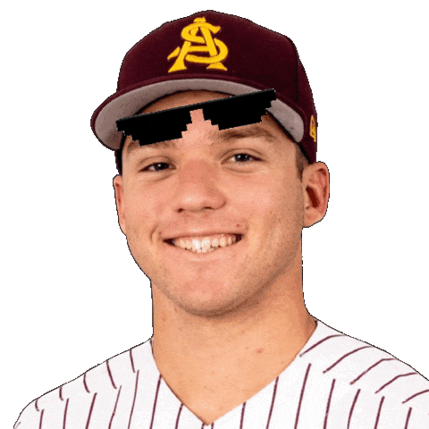 Asu Baseball Sticker