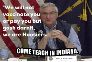 Indiana Hoosiers Teacher GIF by badkneesTs