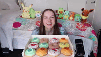 Auckland Woman Downs a Dozen 'Pokemon' Donuts in Under 4 Minutes