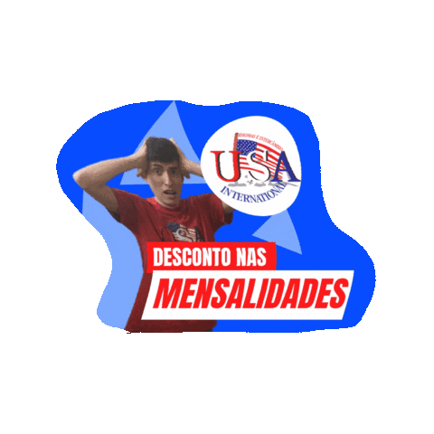 Idiomas Englishschool Sticker by USA INTERNATIONAL SANTOS
