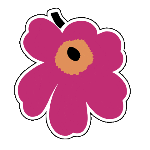 Flower Print Sticker by Marimekko