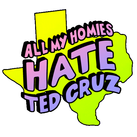 Ted Cruz Politics Sticker by megan lockhart