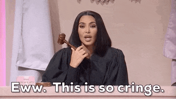 Kim Kardashian Eww GIF by Saturday Night Live