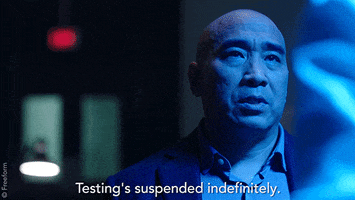 testing suspended GIF by Siren