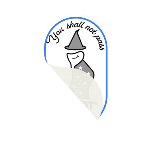You Shall Not Pass Lord Of The Rings Sticker