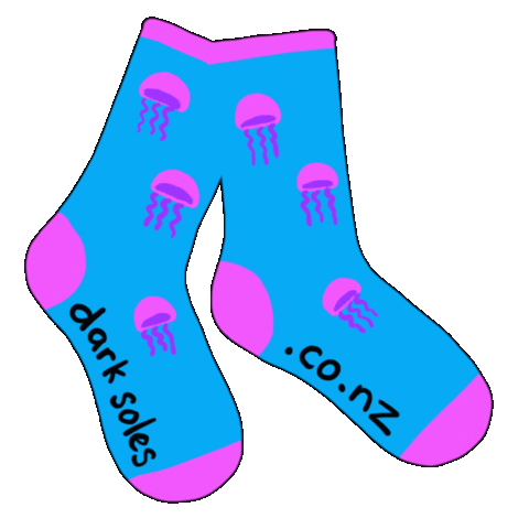 Dark Soles Bamboo Socks NZ Sticker