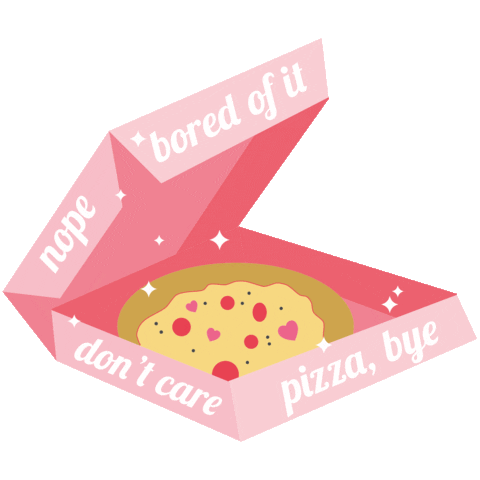 bored pizza Sticker by InTheStyle