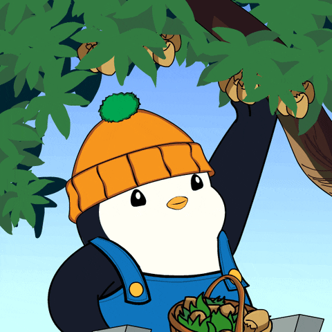 Fruit Tree Nft GIF by Pudgy Penguins