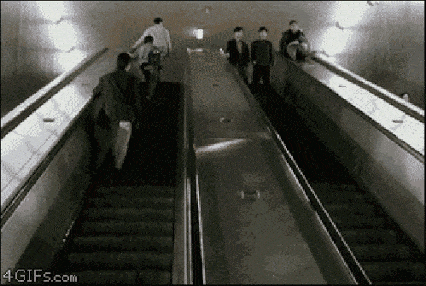 escalator | GIF | PrimoGIF