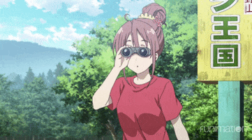 watch out binoculars GIF by Funimation