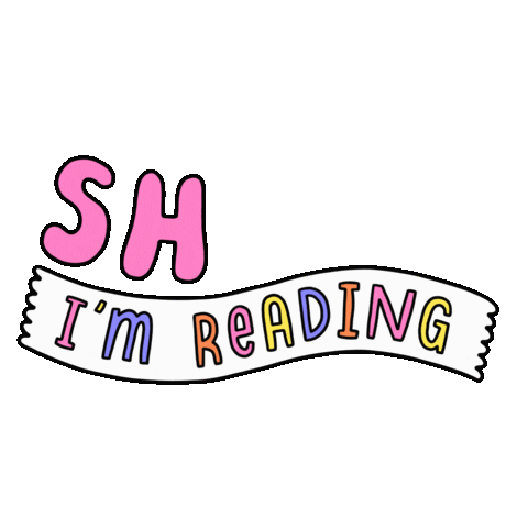 Lettering Read Sticker by Josie