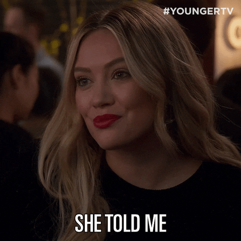 Kelseypeters Ialreadyknow GIF by YoungerTV