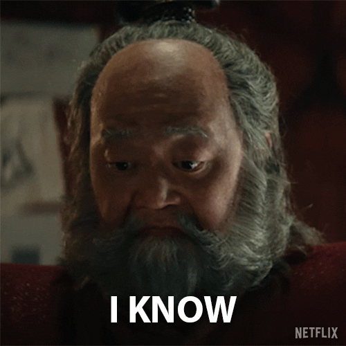 I Know Avatar Airbender GIF by NETFLIX