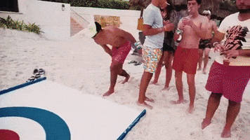 Party Curling GIF by Rock Solid Productions