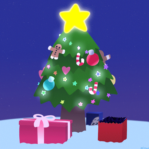 Merry Christmas GIF by miyrumiyru