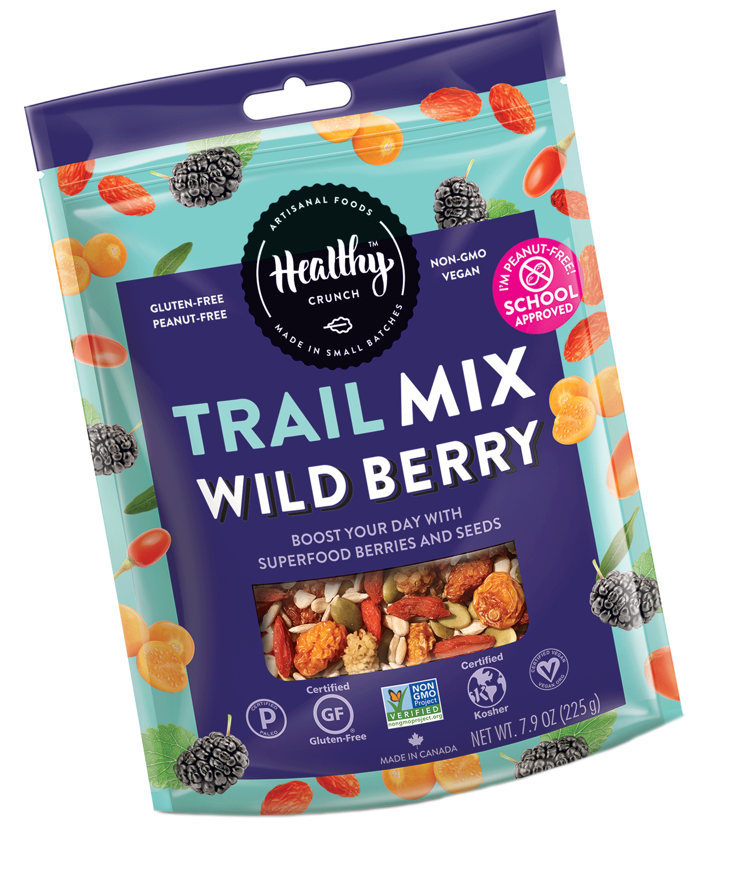 Happy Trail Mix Sticker by HealthyCrunch for iOS & Android GIPHY