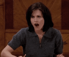 Shocked Season 2 GIF by Friends