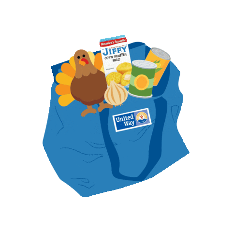 Thanksgiving Sticker by United Way MA Bay